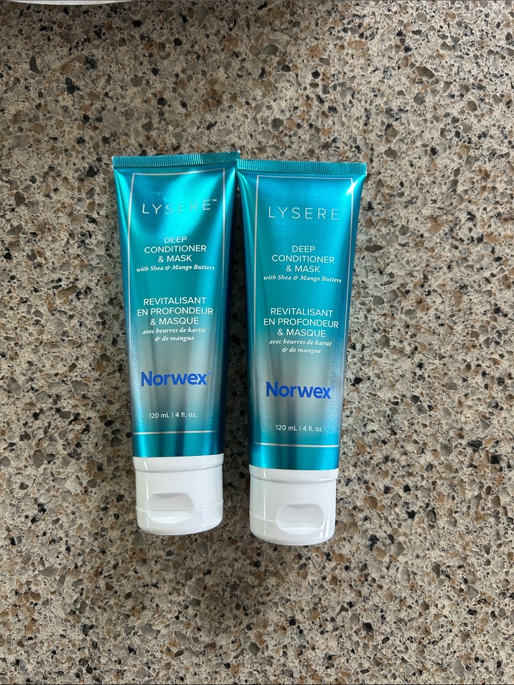 Norwex LYSERE Deep Conditioner & Mask - Teal Blue Tubes